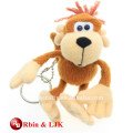 High quality custom stuffed monkey keychain